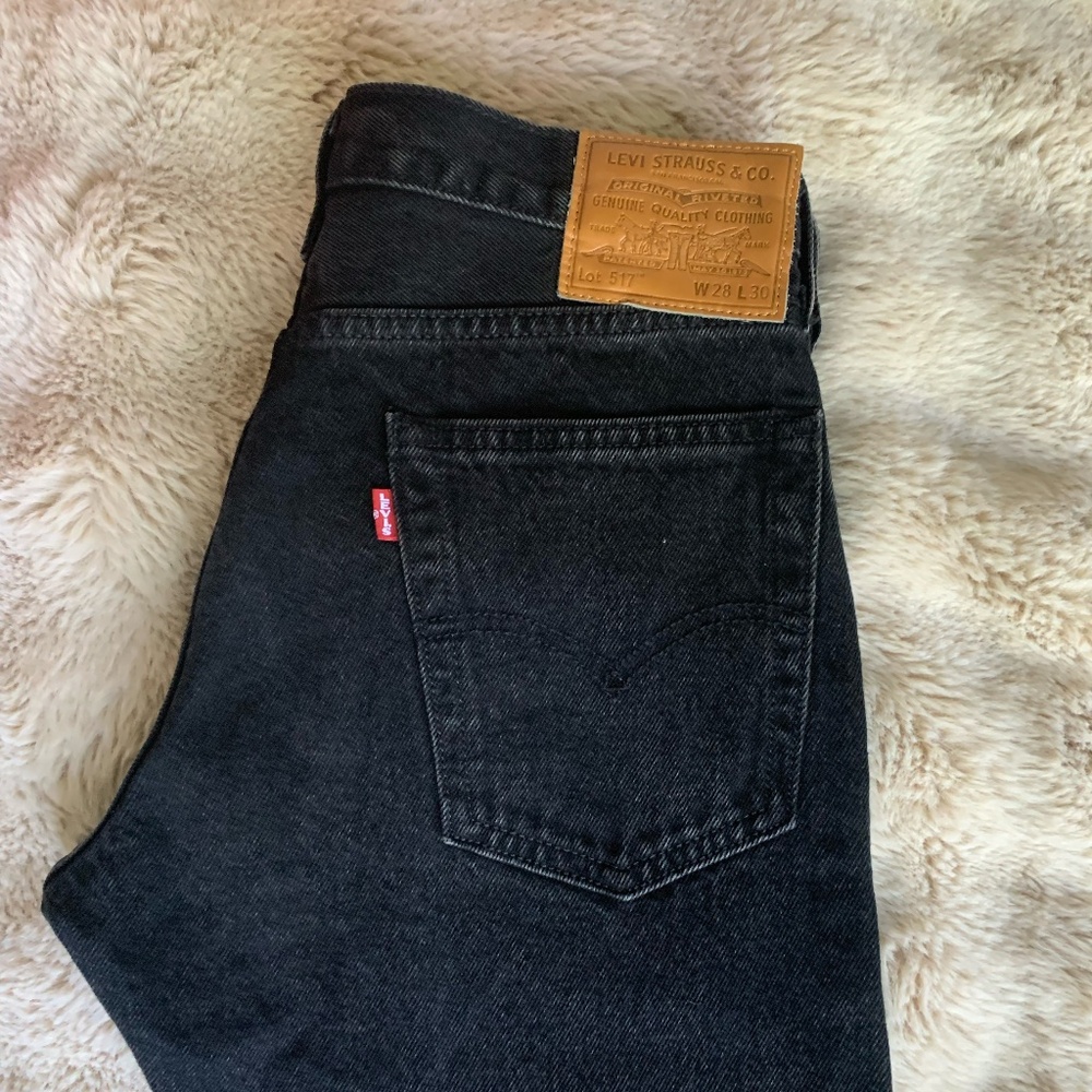 LEVI's Black Jeans 517, W28 L30